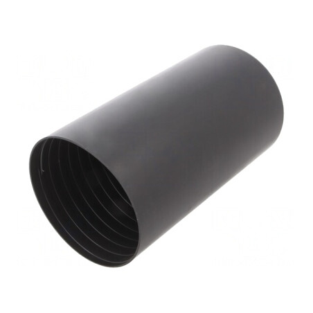 Heat Shrink Cap 76mm Black Polyolefin | Electronic-mag.ro | Componente Electronice