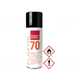 Acoperire de protecţie; transparentă; aerosol; 200ml; PLASTIK 70