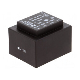 Transformator Încapsulat 6VA 230V 24V 250mA PCB BVEI | Electronic-mag.ro | Componente Electronice