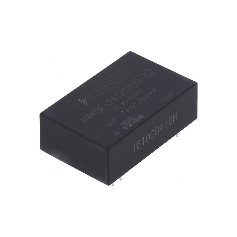 Convertor DC/DC 6W 9-36V la 12V 500mA DIP24 | Electronic-mag.ro | Componente Electronice
