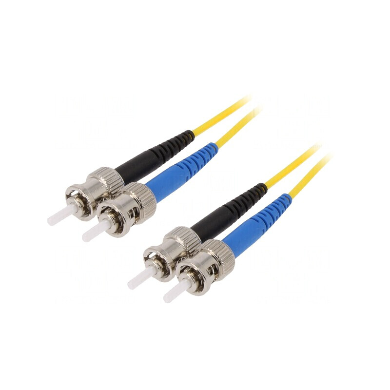 Patch cord fibră OS2 ST/UPC 2m LSZH | Electronic-mag.ro | Componente Electronice