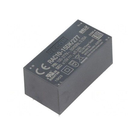 Convertor AC/DC 10W 15V 85-305VAC | Electronic-mag.ro | Componente Electronice