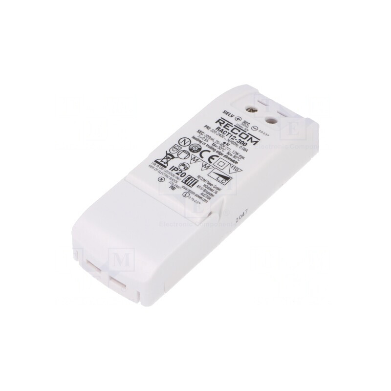 Alimentator LED 12W 300mA 20-40VDC 198-264VAC | Electronic-mag.ro | Componente Electronice Alimentator LED 12W 300mA 20-40VDC 198-264VAC | Electronic-mag.ro | Componente Electronice