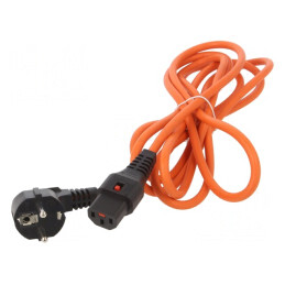 Cablu Alimentare 3m CEE 7/7 la IEC C13 10A 250V | Electronic-mag.ro | Componente Electronice