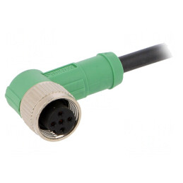 Cablu de conectare M12 unghi 1,5m 60VAC 4A | Electronic-mag.ro | Componente Electronice
