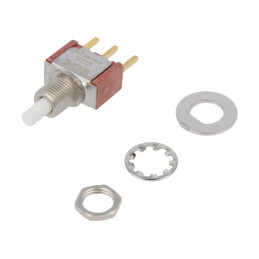 Comutator acționat prin apăsare SPDT 1A 120VAC | Electronic-mag.ro | Componente Electronice