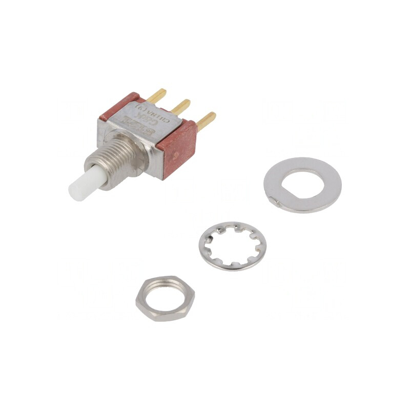 Comutator acționat prin apăsare SPDT 1A 120VAC | Electronic-mag.ro | Componente Electronice