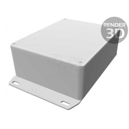 Carcasă universală 94mm x 120mm x 42mm cu lame de fixare | Electronic-mag.ro | Componente Electronice