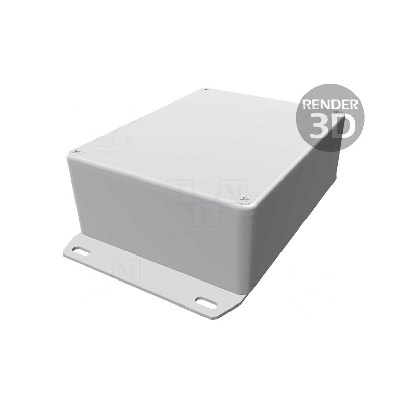 Carcasă universală 94mm x 120mm x 42mm cu lame de fixare | Electronic-mag.ro | Componente Electronice