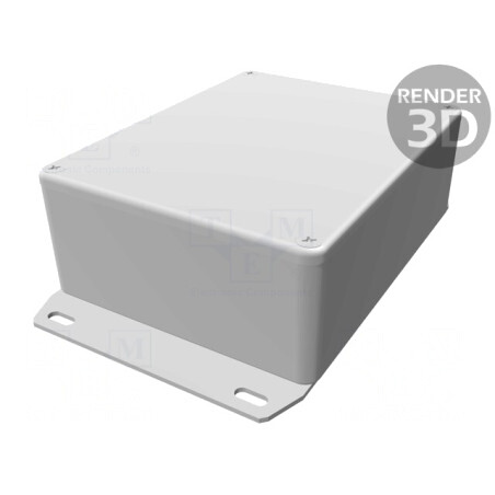 Carcasă universală 94mm x 120mm x 42mm cu lame de fixare | Electronic-mag.ro | Componente Electronice