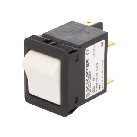 Întrerupător de Supracurent 240VAC 60VDC 6A DPST 2 Poli | Electronic-mag.ro | Componente Electronice