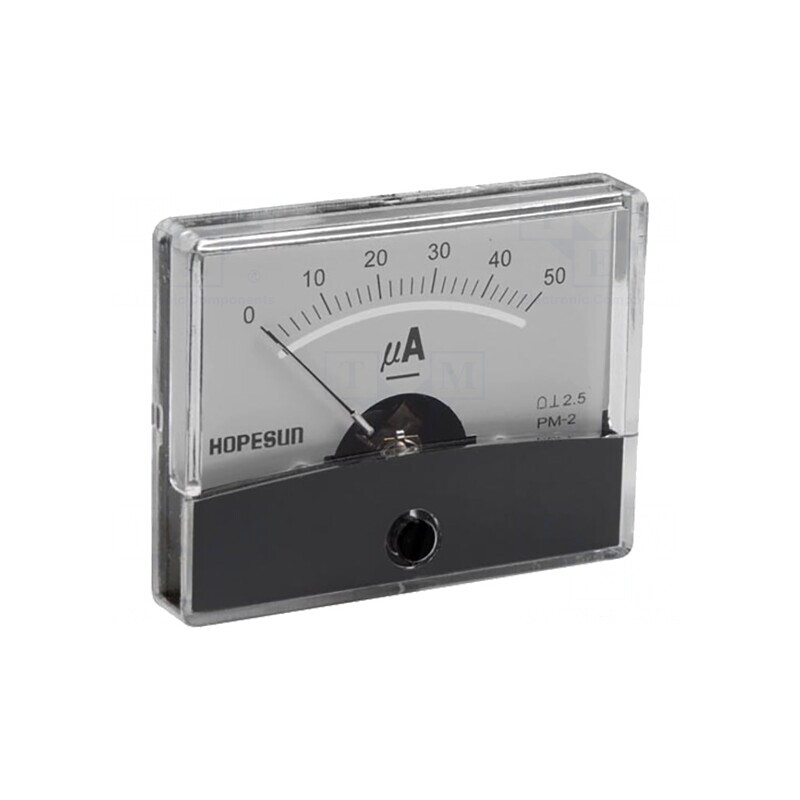 Ampermetru Analogic Panou 0-50uA | Electronic-mag.ro | Componente Electronice Ampermetru Analogic Panou 0-50uA | Electronic-mag.ro | Componente Electronice