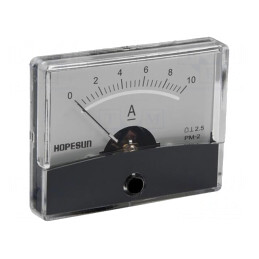 Ampermetru Panou DC 0-10A 60x47mm | Electronic-mag.ro | Componente Electronice