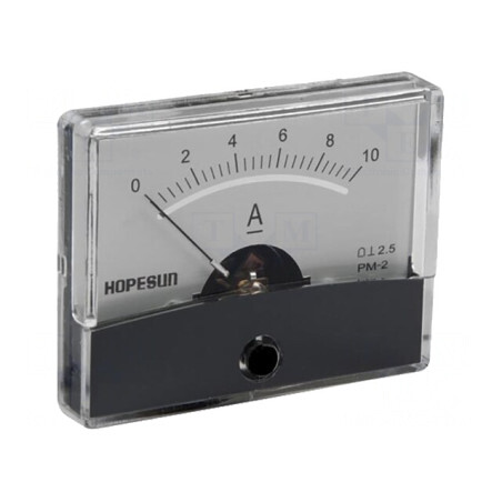 Ampermetru Panou DC 0-10A 60x47mm | Electronic-mag.ro | Componente Electronice