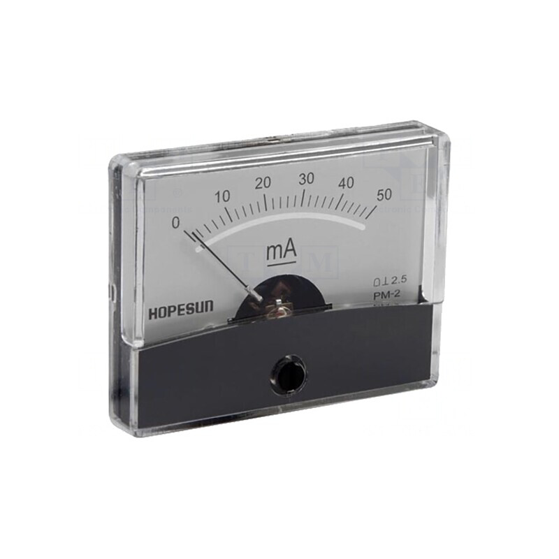 Ampermetru pe panou DC 0-50mA 60x47mm | Electronic-mag.ro | Componente Electronice Ampermetru pe panou DC 0-50mA 60x47mm | Electronic-mag.ro | Componente Electronice