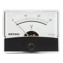 Voltmetru Panou 0-30V 60x47mm | Electronic-mag.ro | Componente Electronice