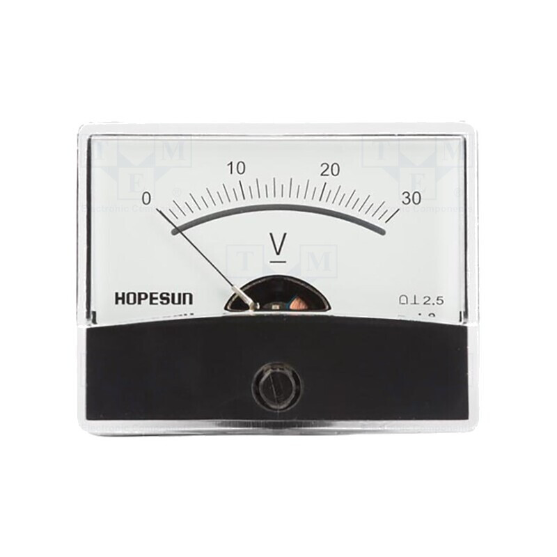 Voltmetru Panou 0-30V 60x47mm | Electronic-mag.ro | Componente Electronice