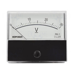 Voltmetru Panou 0-30V 70x60mm | Electronic-mag.ro | Componente Electronice