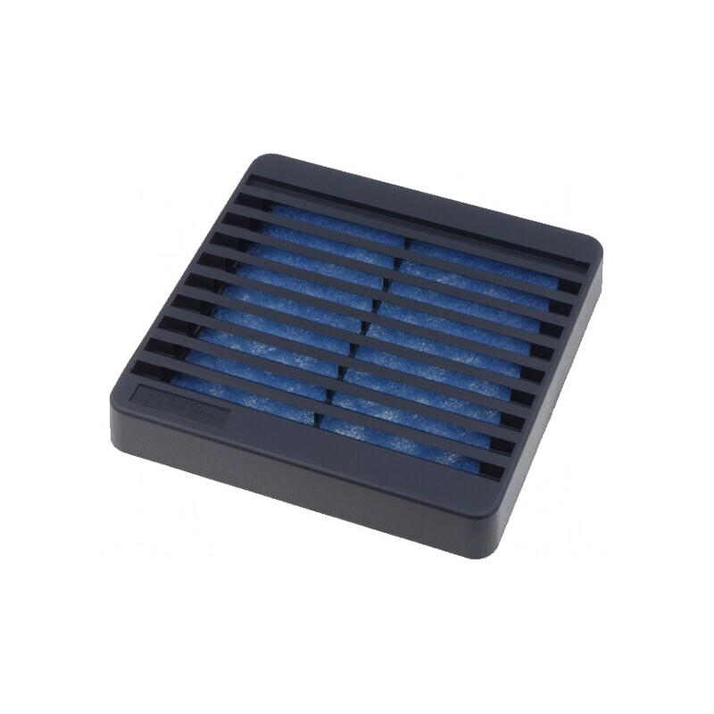 Protecție Plastic 80x80mm Neagră cu Șurub și Filtru | Electronic-mag.ro | Componente Electronice