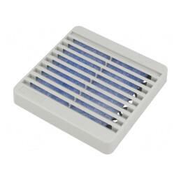 Protecție Plastic 80x80mm cu Filtru Gri și Șurub | Electronic-mag.ro | Componente Electronice