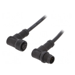 Cablu senzori automatizări M12-M12 1m | Electronic-mag.ro | Componente Electronice
