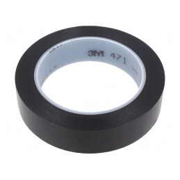 Bandă de Marcare Neagră 33m x 25mm | Electronic-mag.ro | Componente Electronice