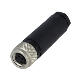 Conector M8 Mamă 4-Pin pe Cablu | Electronic-mag.ro | Componente Electronice