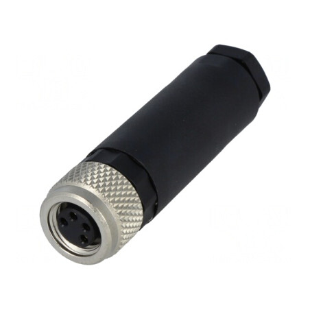 Conector M8 Mamă 4-Pin pe Cablu | Electronic-mag.ro | Componente Electronice