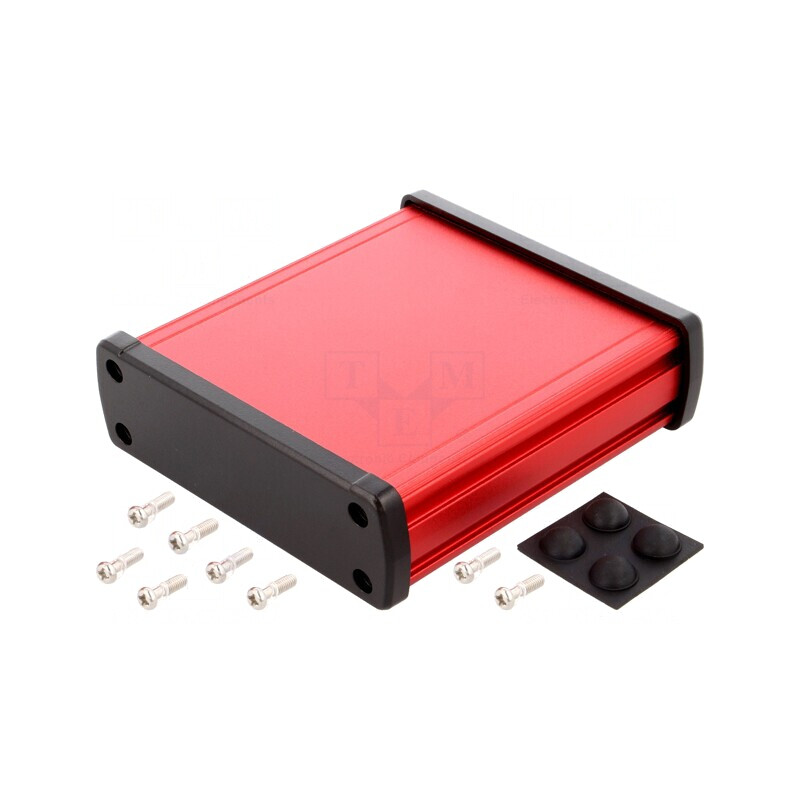 Carcasă Universală Aluminiu Roșu 113.7mm x 119mm x 35.2mm | Electronic-mag.ro | Componente Electronice Carcasă Universală Aluminiu Roșu 113.7mm x 119mm x 35.2mm | Electronic-mag.ro | Componente Electronice