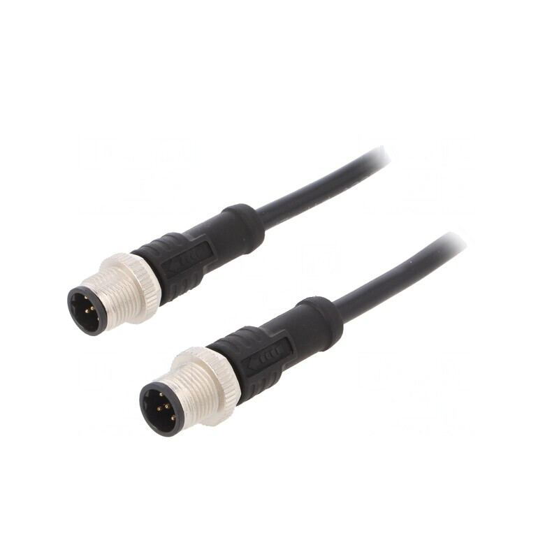 Cablu senzori automatizări M12 1m | Electronic-mag.ro | Componente Electronice