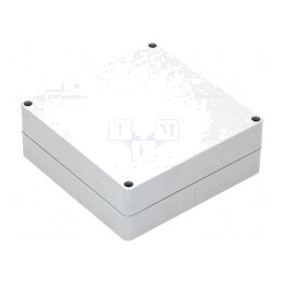 Carcasă Universală ABS Gri Închis 160x160x60mm | Electronic-mag.ro | Componente Electronice