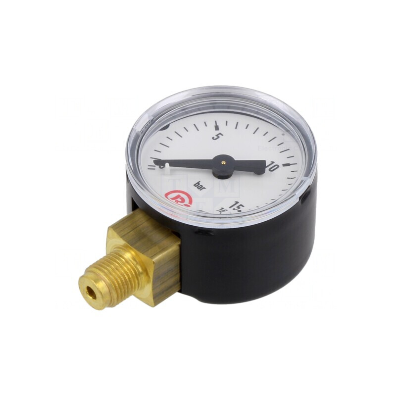 Manometru 0-16 bar 40 mm Lichide și Gaze Inerte | Electronic-mag.ro | Componente Electronice