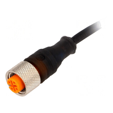 Cablu de conectare M12 3 PIN 5m IP67 250V 4A | Electronic-mag.ro | Componente Electronice