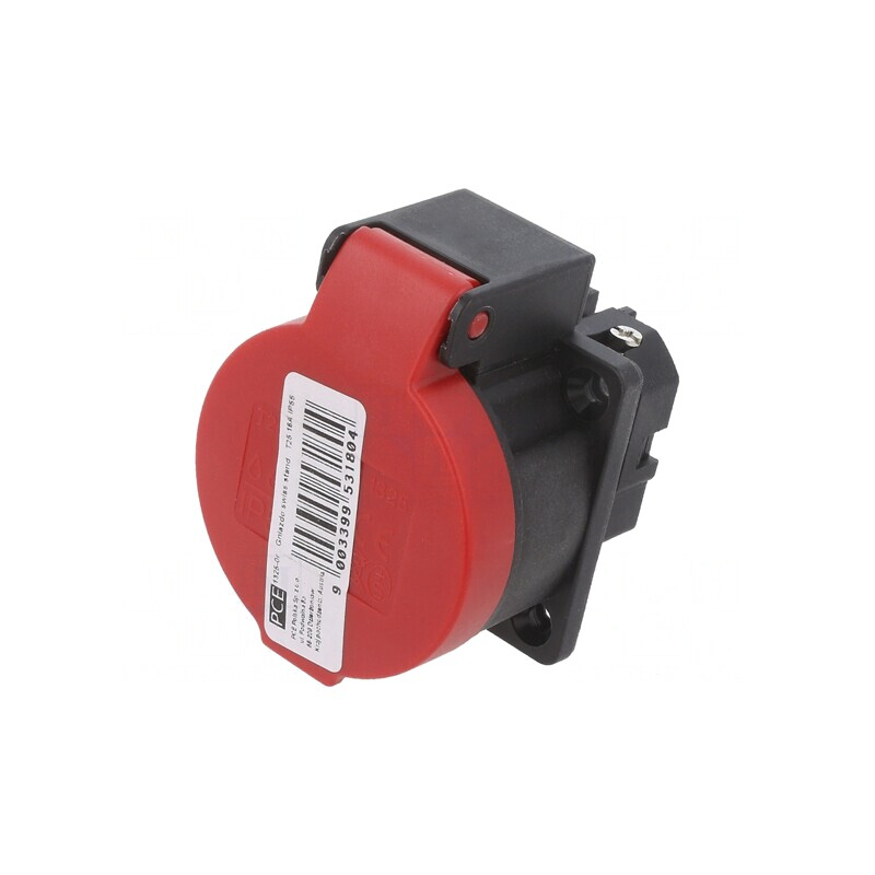 Conector Alimentare AC 2P PE 250VAC 16A Negru/Roșu | Electronic-mag.ro | Componente Electronice Conector Alimentare AC 2P PE 250VAC 16A Negru/Roșu | Electronic-mag.ro | Componente Electronice