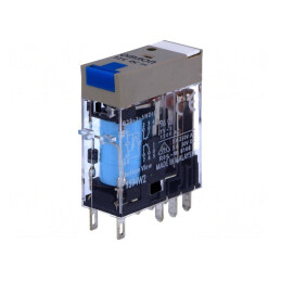 Releu electromagnetic DPDT 12VDC 5A | Electronic-mag.ro | Componente Electronice
