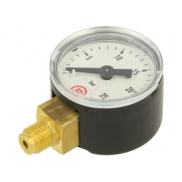 Manometru 0-25 bar 40mm Lichide și Gaze | Electronic-mag.ro | Componente Electronice