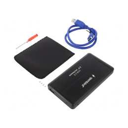 Carcasă Hard Disk Extern 2.5" USB 3.0 Aluminiu | Electronic-mag.ro | Componente Electronice