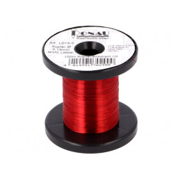 Sârmă Argintată Cupru 0,15mm Roșie | Electronic-mag.ro | Componente Electronice
