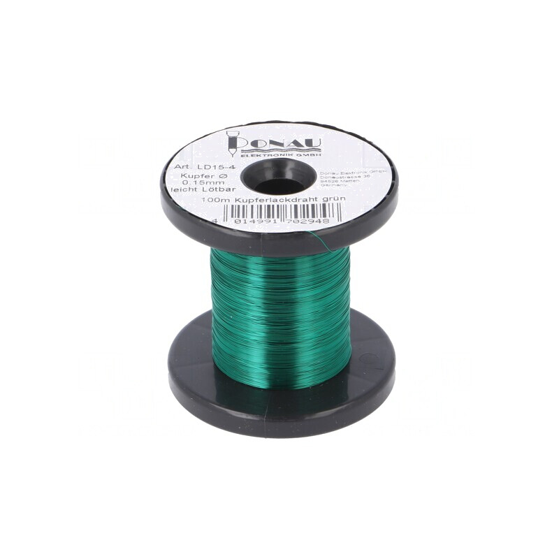 Sârmă de cupru argintată 0,15mm verde 29g | Electronic-mag.ro | Componente Electronice