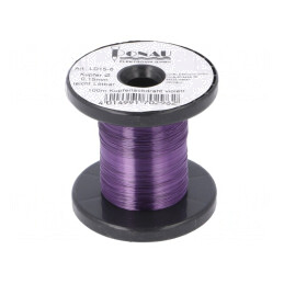 Sârmă de Cupru Argintată 0,15mm Violet | Electronic-mag.ro | Componente Electronice