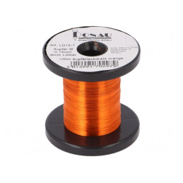 Sârmă de Cupru Argintată 0,15mm Portocalie 100m | Electronic-mag.ro | Componente Electronice