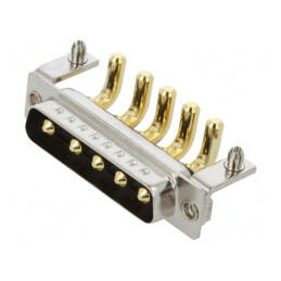 Mufă D-Sub 5 PIN PCB THT 240V | Electronic-mag.ro | Componente Electronice