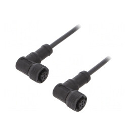 Cablu Senzori Automatizări M12 1m Mufă-Mufă | Electronic-mag.ro | Componente Electronice