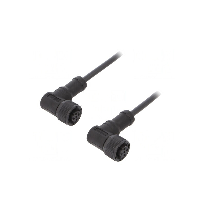 Cablu Senzori Automatizări M12 1m Mufă-Mufă | Electronic-mag.ro | Componente Electronice