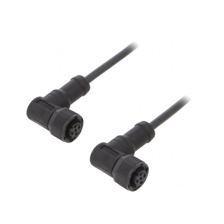 Cablu Senzori Automatizări M12 1m Mufă-Mufă | Electronic-mag.ro | Componente Electronice
