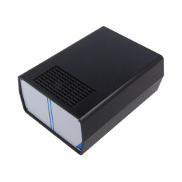 Carcasă ventilată cu fixare pe PCB KL ABS | Electronic-mag.ro | Componente Electronice