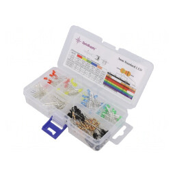 Set LED 3mm 280buc Cutie Plastic | Electronic-mag.ro | Componente Electronice