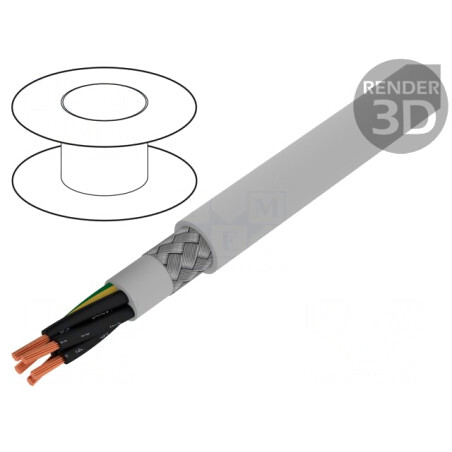 Cablu ÖLFLEX 191 CY 4G4mm2 Ecranat Cupru Cositorit | Electronic-mag.ro | Componente Electronice