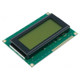 Afișaj LCD Alfanumeric 16x4 Galben-Verde | Electronic-mag.ro | Componente Electronice