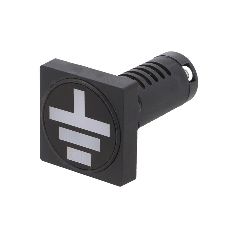 Indicator împământare 22mm 230V IP54 | Electronic-mag.ro | Componente Electronice
